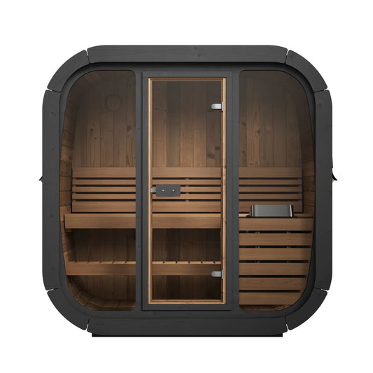 Model CL4G Cube-Series Outdoor Sauna | 3 Persons