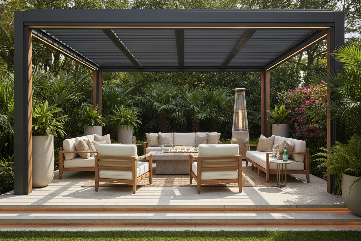 Slideshow Image 1 - Luxury Outdoor Living Scene